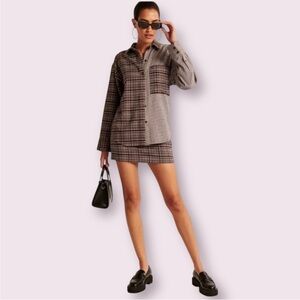 Abercrombie & Fitch Oversized Plaid Shirt